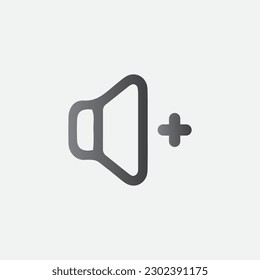 Volume Up Icon Vector Illustration