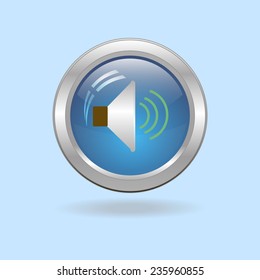 Volume icon, vector illustration