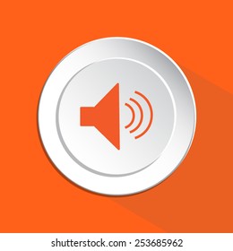 Volume icon, vector illustration
