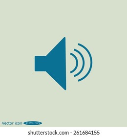 Volume icon, vector illustration
