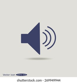 Volume icon, vector illustration