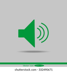 Volume icon, vector illustration