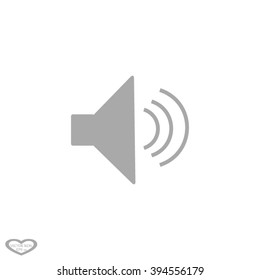 Volume icon, vector illustration