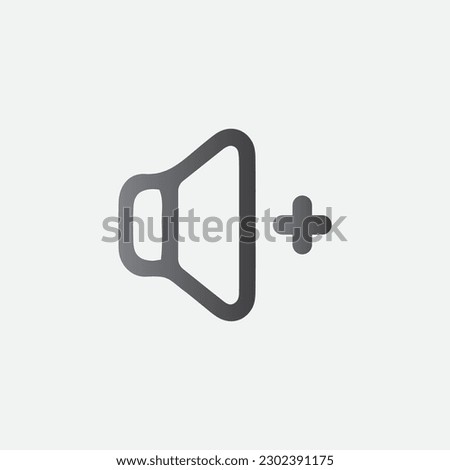 Volume Up Icon Vector Illustration