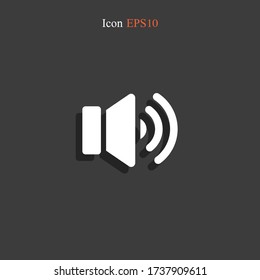 volume icon Vector illustration EPS 10.
