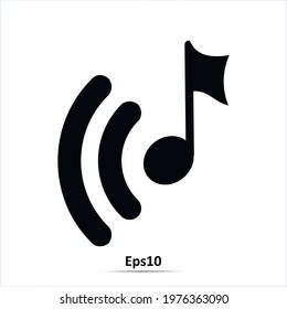 Volume icon. Vector illustration. EPS10