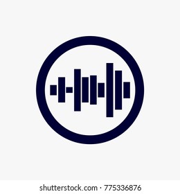 volume icon, Vector illustration. music icon
