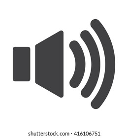 volume Icon Vector Illustration on the white background.