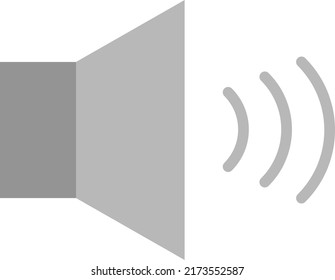 Volume icon vector image. Can also be used for News and Multimedia. Suitable for mobile apps, web apps and print media.