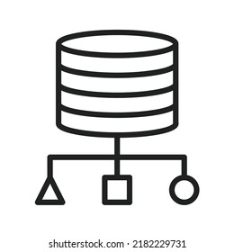 Volume icon vector image. Can also be used for Big Data. Suitable for mobile apps, web apps and print media.