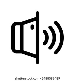 volume icon. vector line icon for your website, mobile, presentation, and logo design.