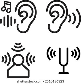 Volume icon vector. Loudspeaker icon vector Simple illustration of play music stereo system Personal computer component icon. Neon sound waves. set of audio musical instruments on transparent .