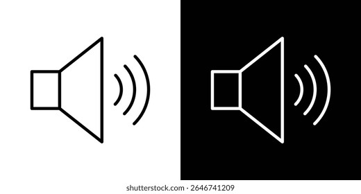 Volume icon vector simple element illustration editable