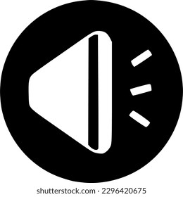 ilustración de diseño de símbolo vectorial de icono de volumen