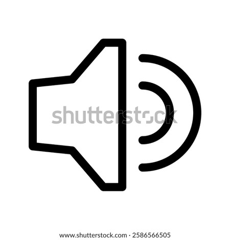 Volume Icon Vector Symbol Design Illustration