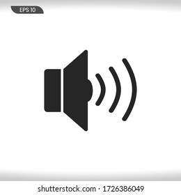 Volume icon Vector . Voice sign