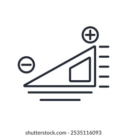 Volume icon. vector.Editable stroke.linear style sign for use web design,logo.Symbol illustration.