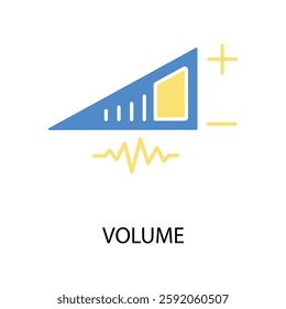 Volume icon. vector.Editable stroke.linear style sign for use web design,logo.Symbol illustration.