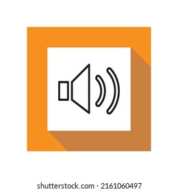 Lautstärkesymbol, Web-Symbol, Technologie-Symbole. Vektorgrafik.
