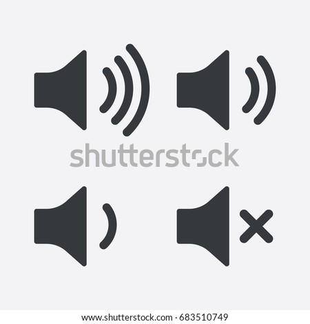 Volume icons