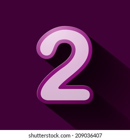 Volume icons number: two. Colorful modern Style.