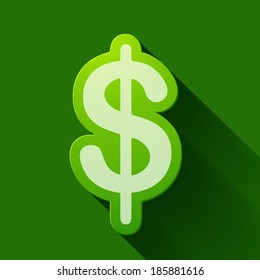 Volume icons symbol: Dollar sign . Colorful modern Style.