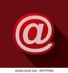 Volume icons symbol: e mail sign . Colorful modern Style.
