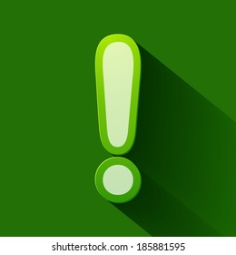 Volume icons symbol: exclamation mark . Colorful modern Style.