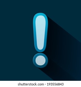 Volume icons symbol: exclamation mark . Colorful modern Style.