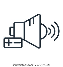 volume icons symbol modern with elements for infographic web
