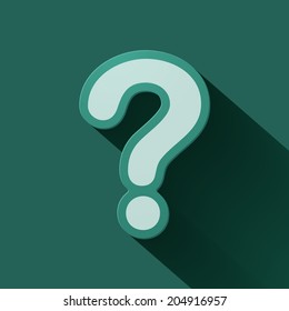 Volume icons symbol: Question mark . Colorful modern Style.