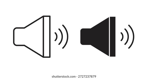 Iconos de volumen. Ilustración vectorial para App y diseños