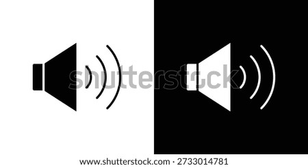 Volume icons symbol for web and mobile filled vector isolated