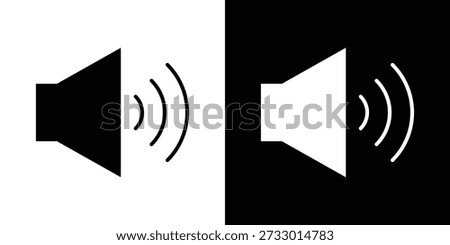 Volume icons symbol for web and mobile filled vector isolated