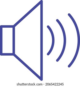Volume Isolated Vector icon which can easily modify or edit

