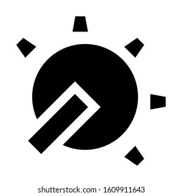 volume knob icon isolated sign symbol vector illustration - high quality black style vector icons
