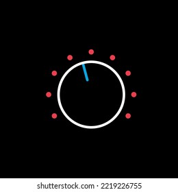 Vector del botón de volumen en el icono de fondo negro. Signo musical. Símbolo gráfico para el diseño de aplicaciones y sitios web de música y sonido, logotipo, aplicación, interfaz de usuario