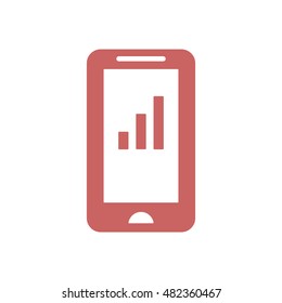  Volume  level  icon. Flat design.