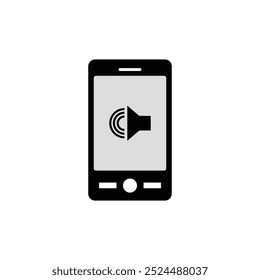 Volume level icon mobile application, Typical mobile phone apps and services icons