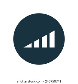 volume level icon on white background 