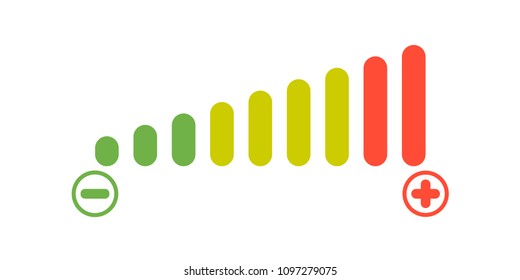 Volume levels icon, vector illustration