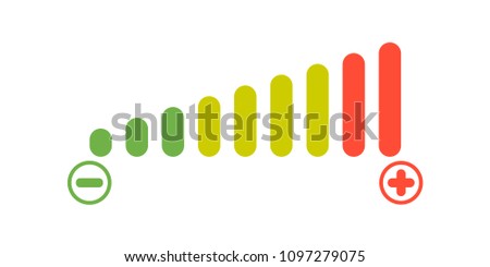 Volume levels icon, vector illustration