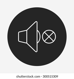 volume line icon