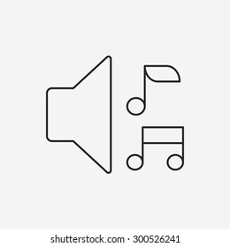 volume line icon