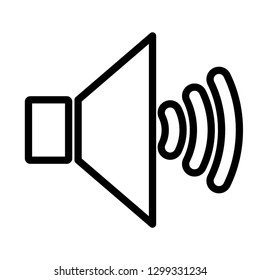 volume  line icon.  line design vector  icons