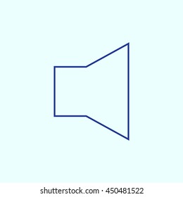 Volume Line icon. Eps-10.
