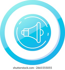 Diseño de icono de Vector de línea de volumen