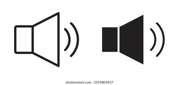 Volume liner icon vector set.