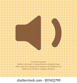 volume low sign, vector design for website 