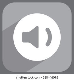 volume low sign, vector design for website 
